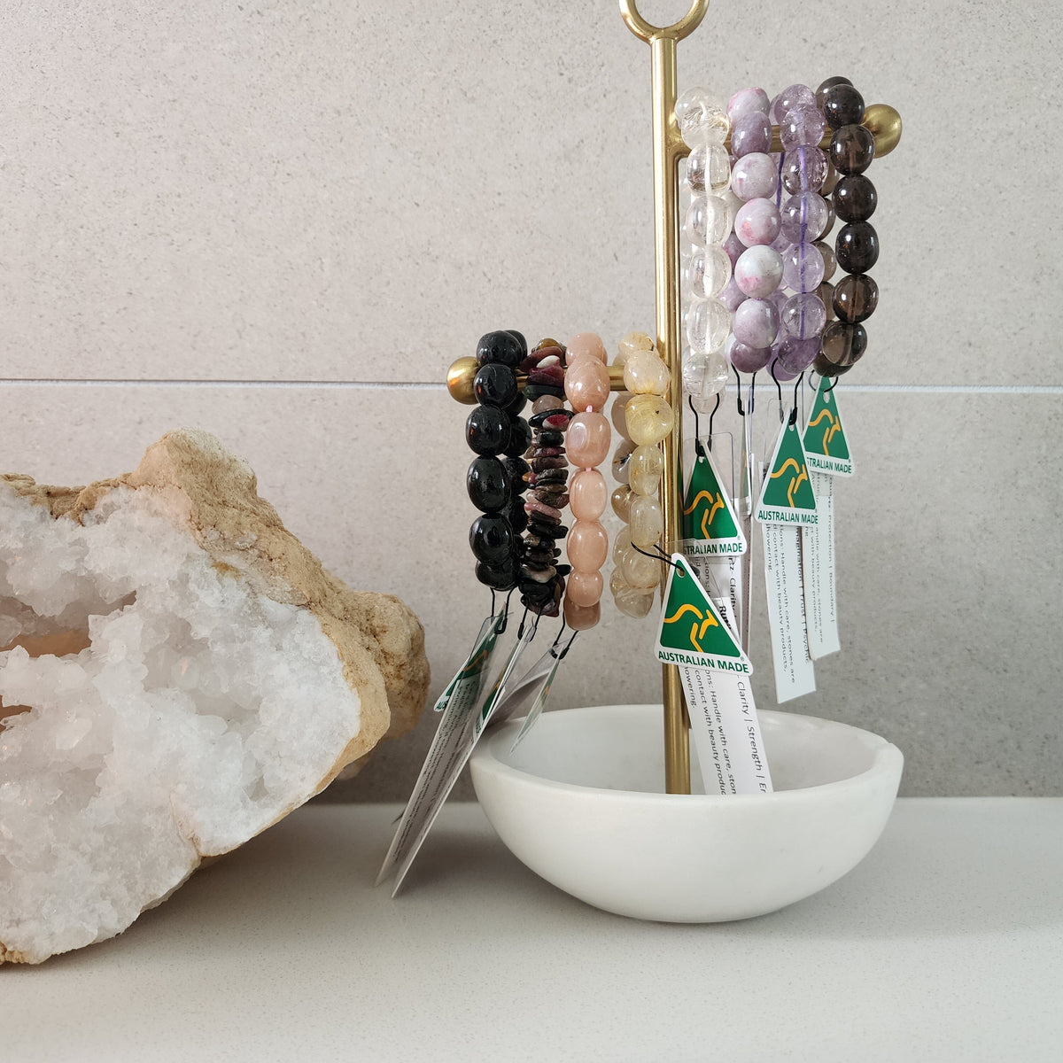 Fluorite Small Nugget Bracelet