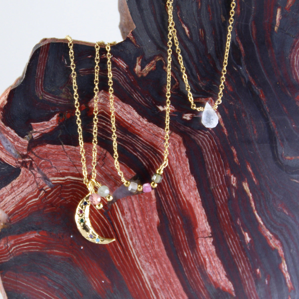 Lunar Lure Tourmaline Pendant