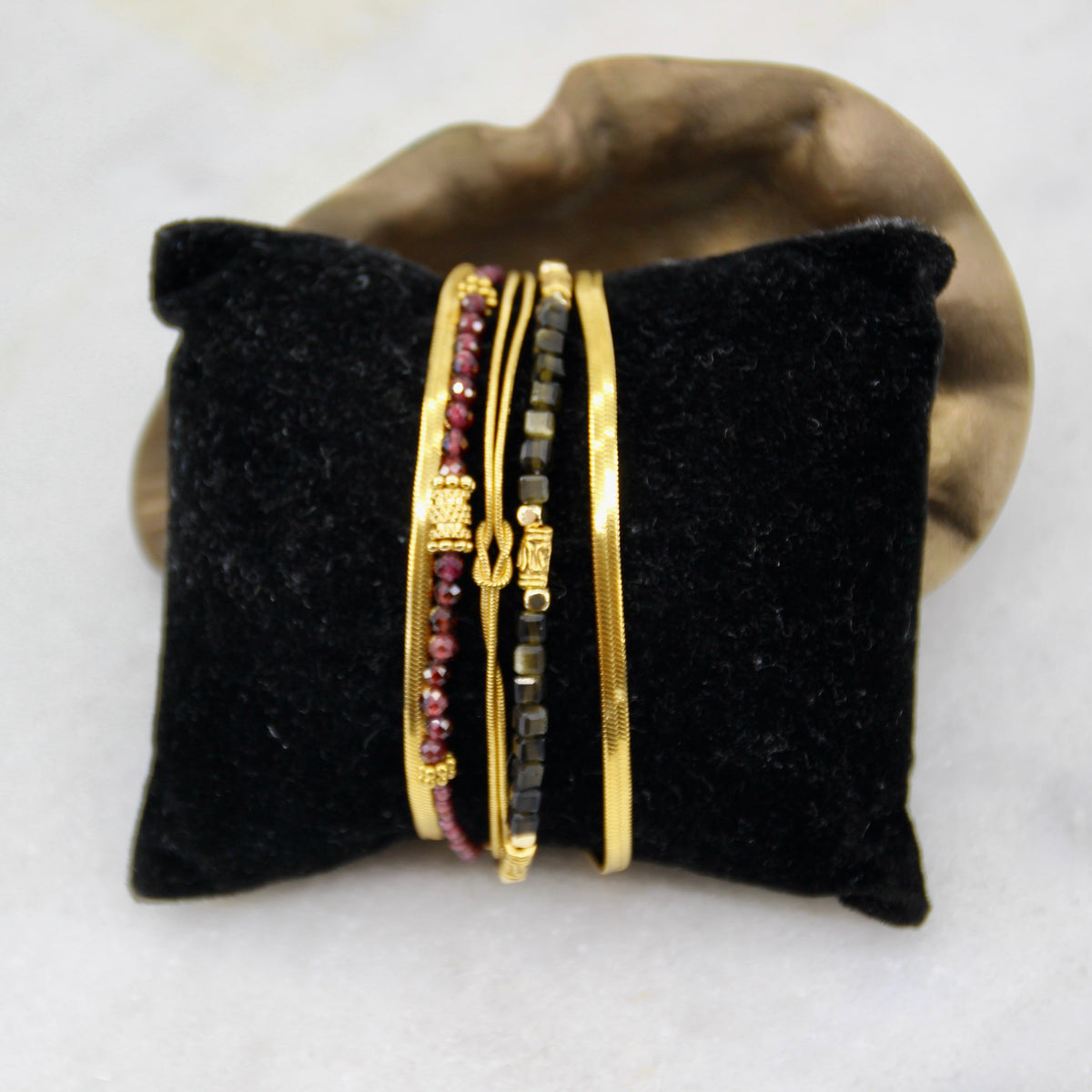 The Eclipse Wore Gold Knot Bracelet