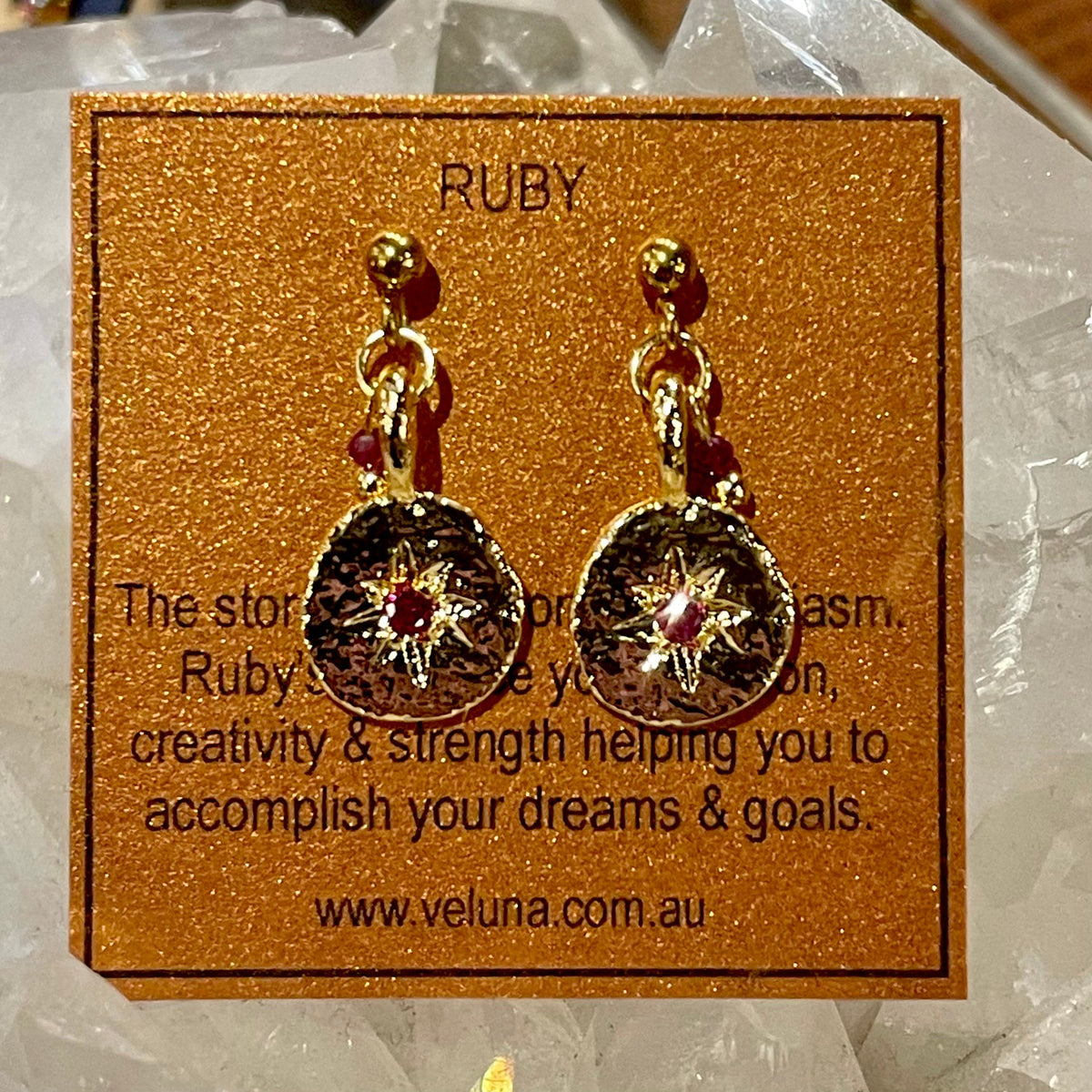 The Inner Compass Birthstone Earring