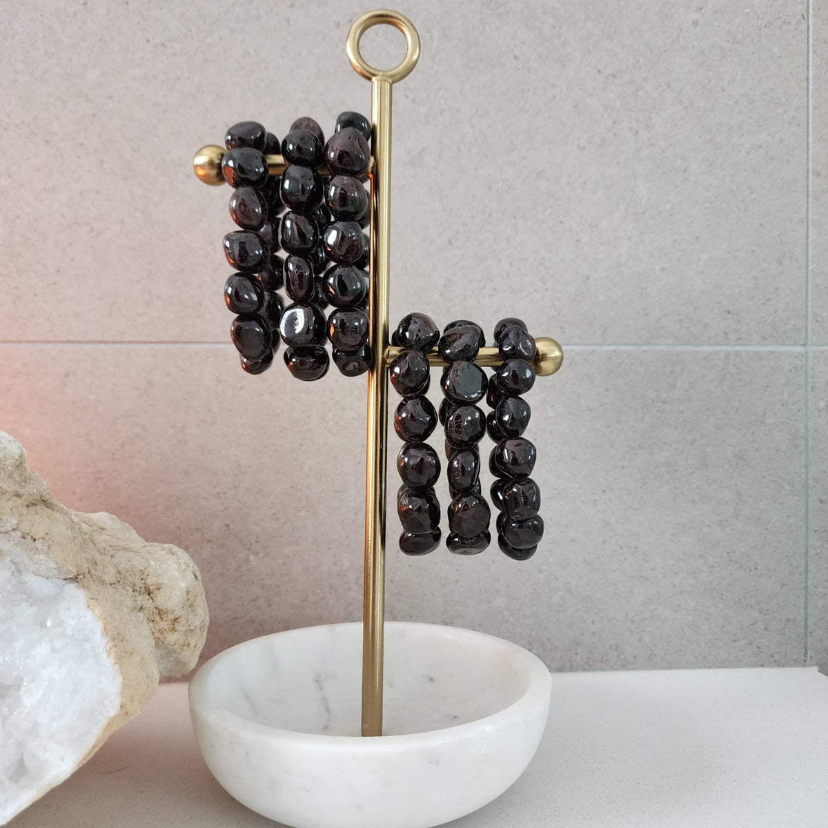 Garnet Nugget Bracelet