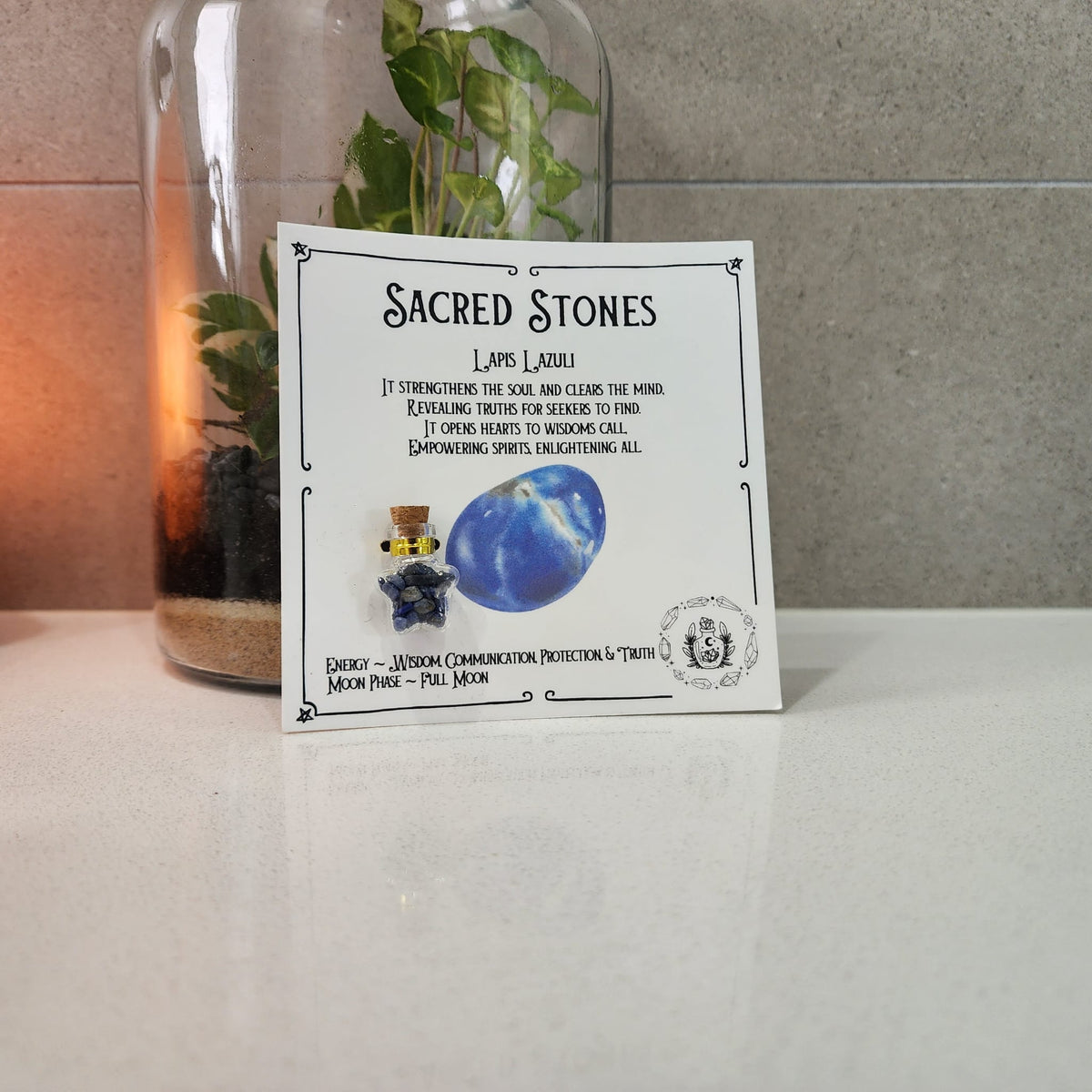 Sacred Stones – Mini Crystal Bottles
