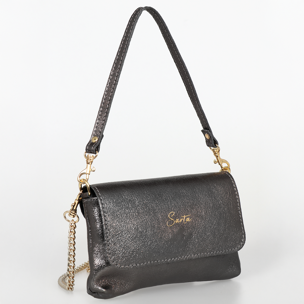 Olga Leather Mini Crossbody Bag