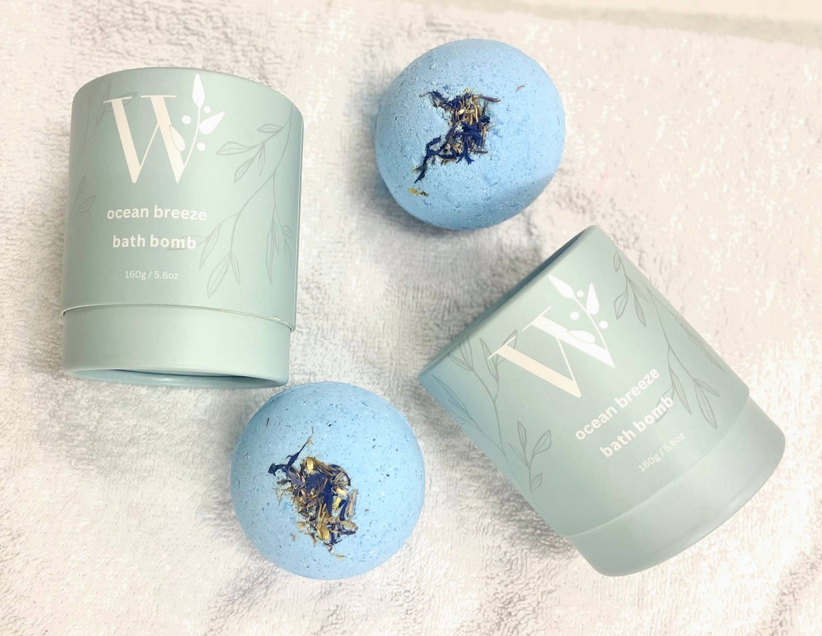 Bath Bombs - rounds: Lemon myrtle & lemongrass