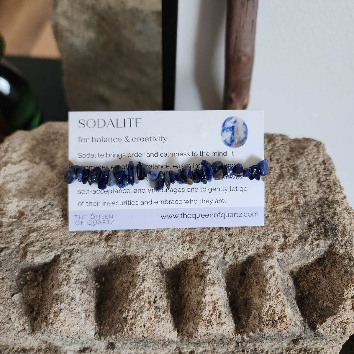 Sodalite Chip Bracelet