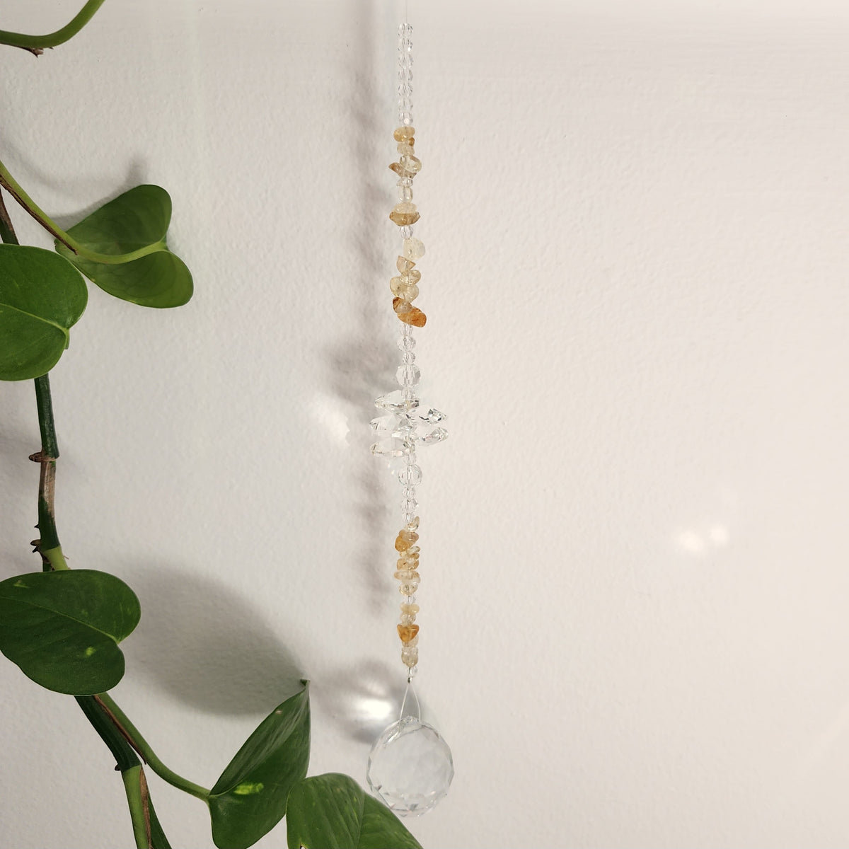 Citrine (Heat Treated Amethyst) Suncatcher