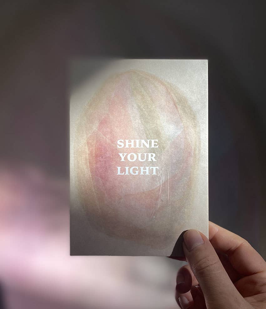 Shine Your Light Postcard