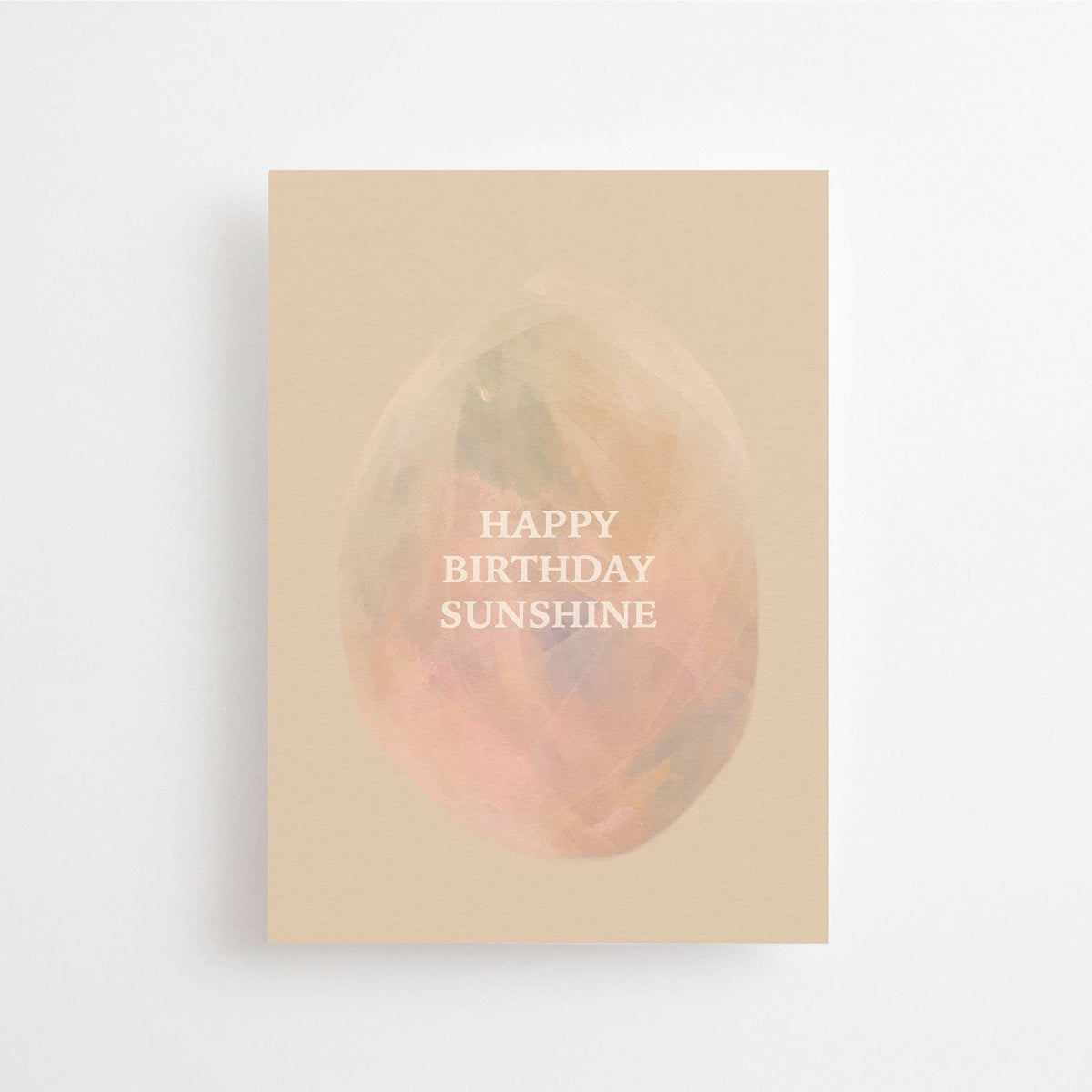 Happy Birthday Sunshine Postcard