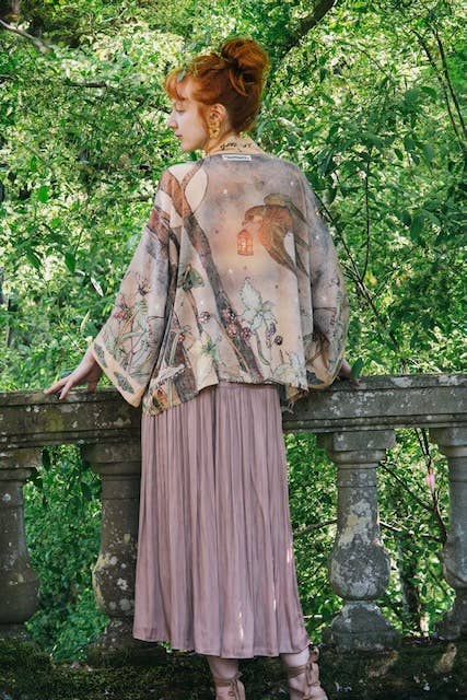 Lovelight Pixie Cropped Kimono