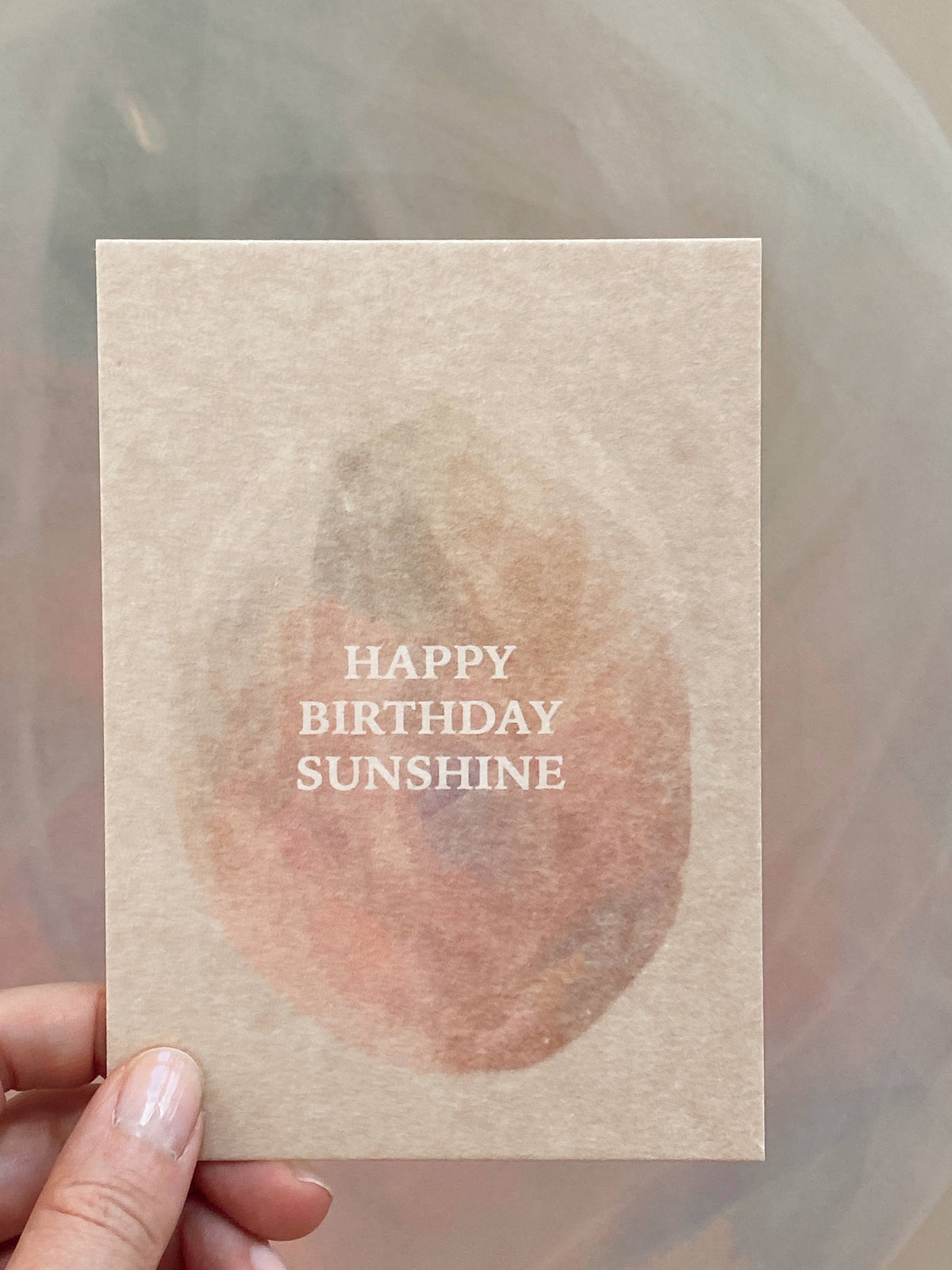 Happy Birthday Sunshine Postcard
