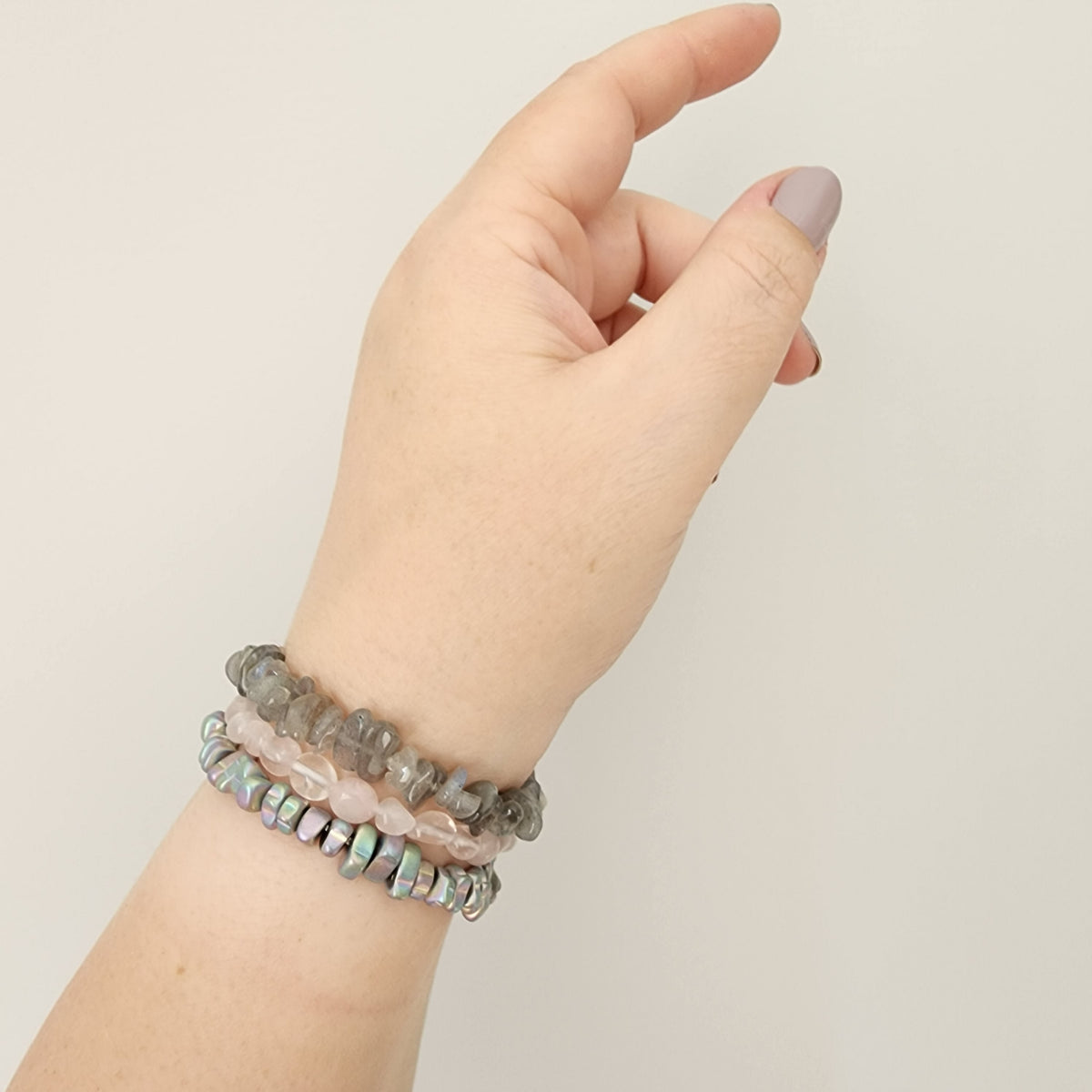 Labradorite Chip Bracelet