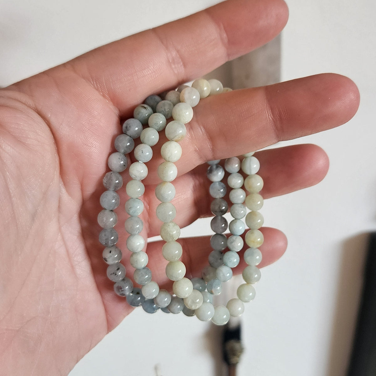 Aquamarine Round Bracelet