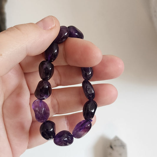 Amethyst Nugget Bracelet