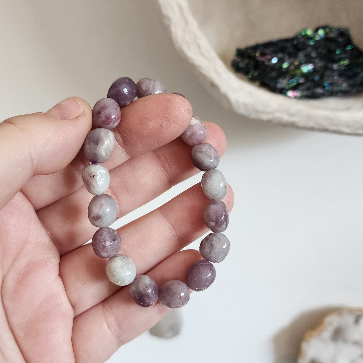 Pink Tourmaline Nugget Bracelet