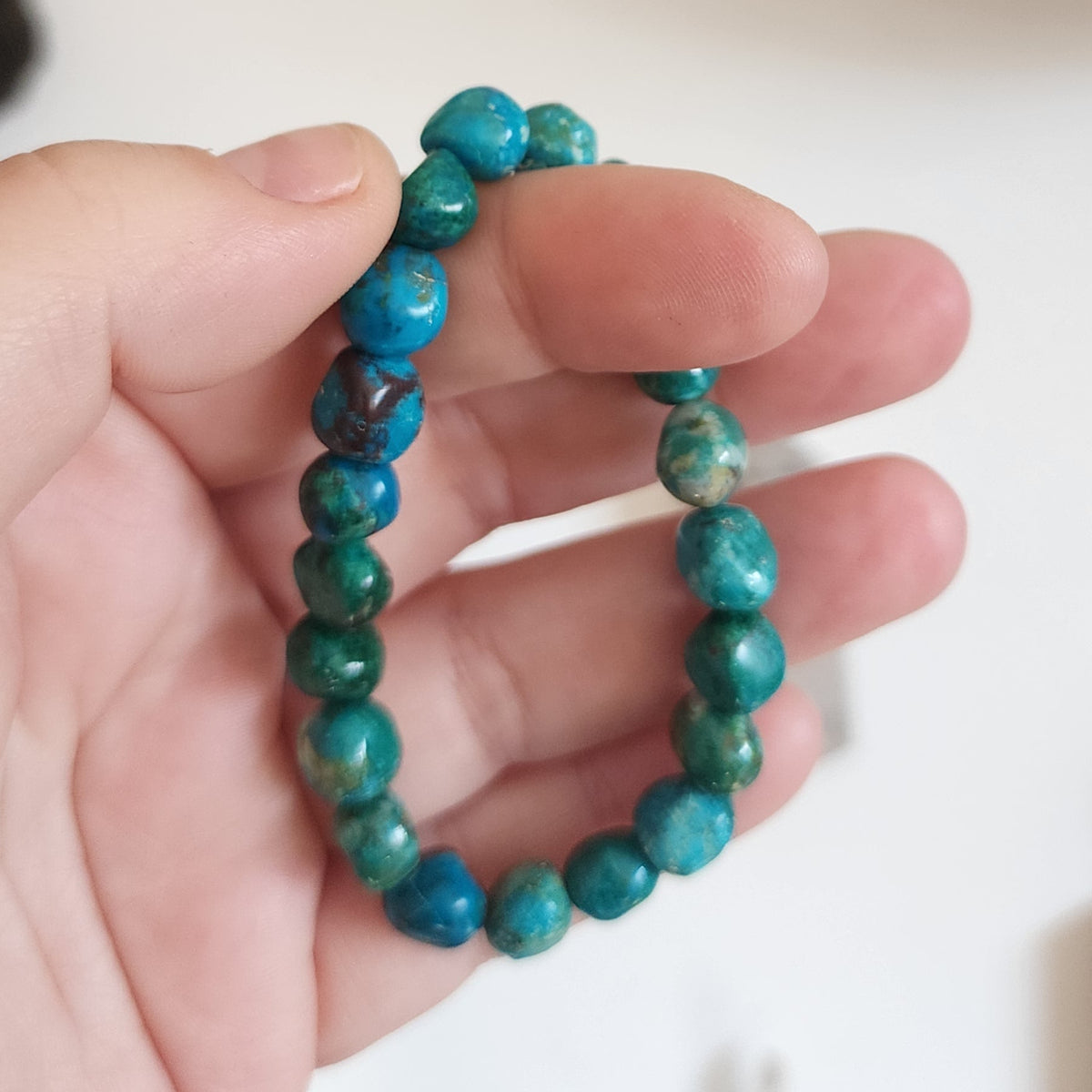 Chrysocolla Nugget Bracelet