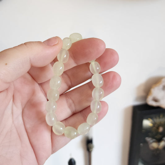 Jade (Bowenite) Nugget Bracelet
