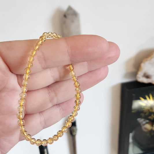 Citrine Bracelet (heat treated Amethyst)