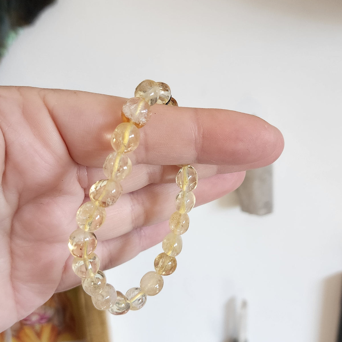 Citrine Nugget Bracelet (heat treated Amethyst)