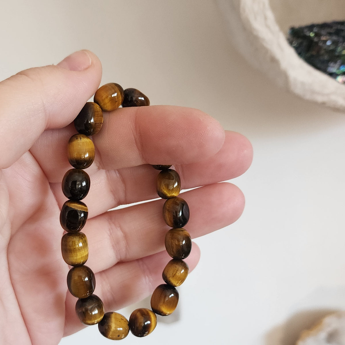 Tiger Eye Nugget Bracelet