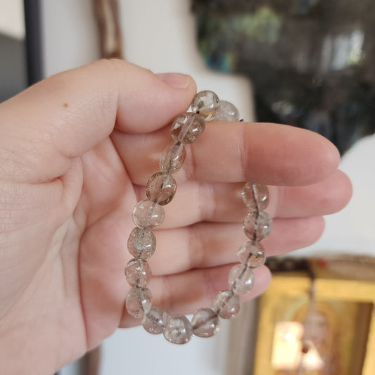 Light Smoky Quartz Nugget Bracelet