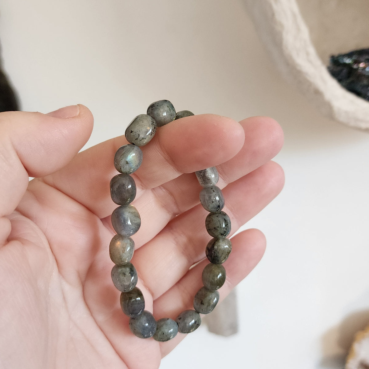 Labradorite Nugget Bracelet