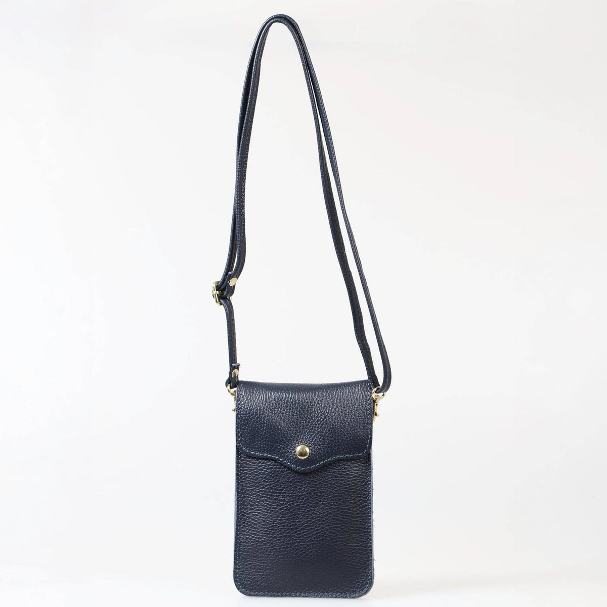 Shae Leather Crossbody Phone Bag