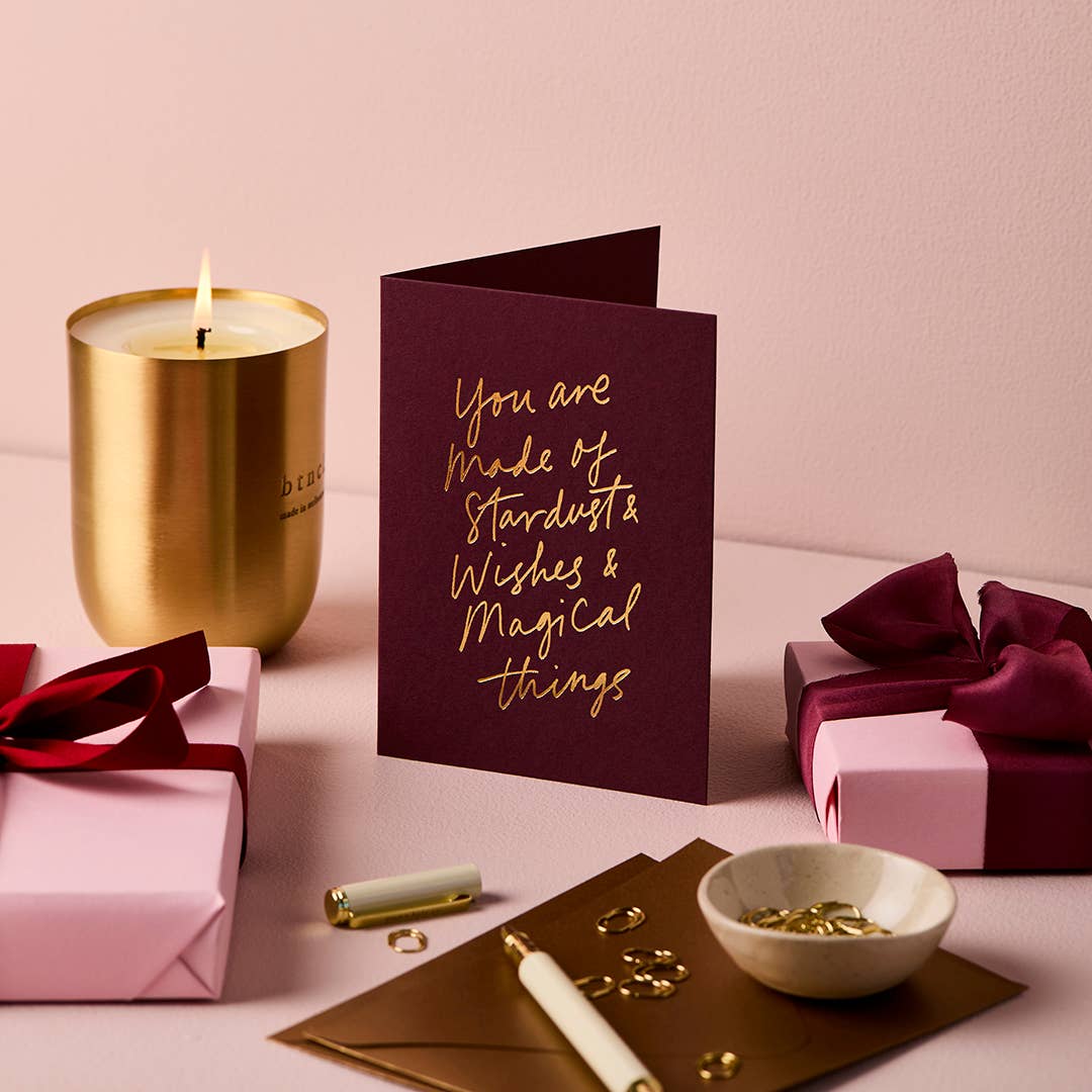 Friendship Greeting Card | Luxury Foil Design