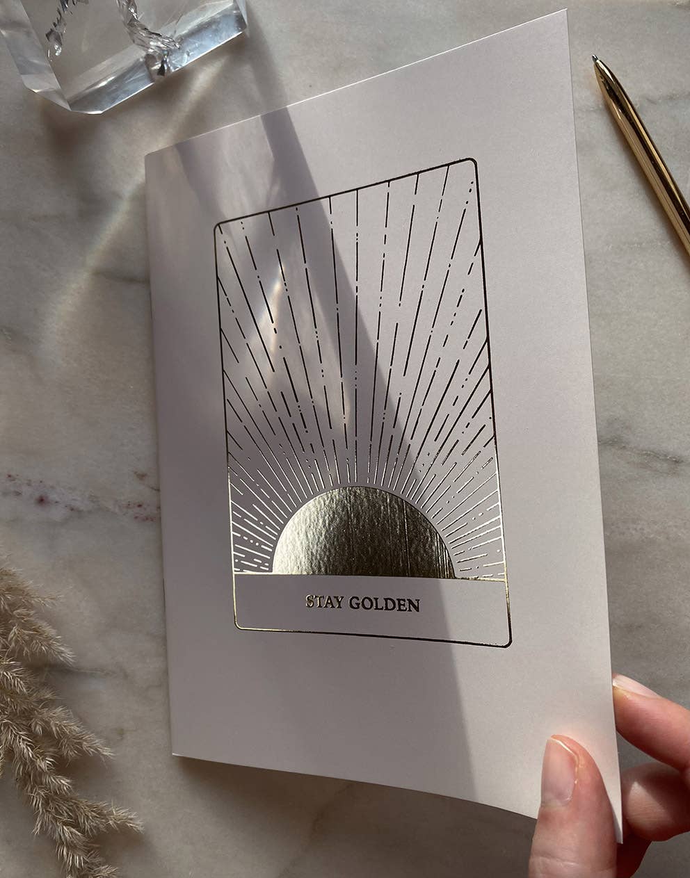 Stay Golden Blank Journal
