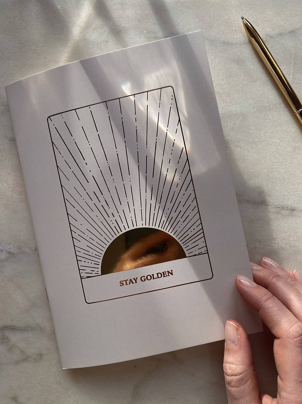 Stay Golden Blank Journal