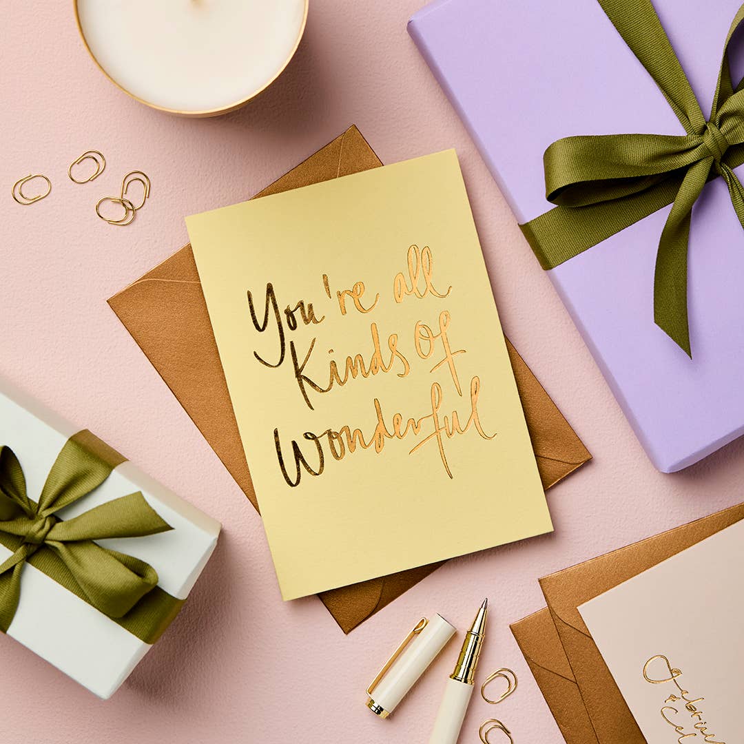 Friendship Card | Sustainable Foil Greeting Card