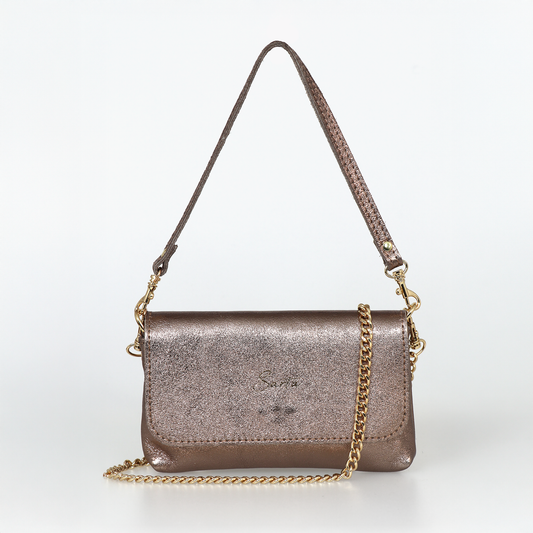 Olga Leather Mini Crossbody Bag