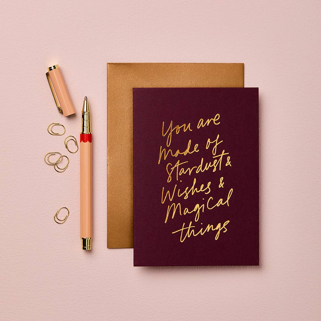 Friendship Greeting Card | Luxury Foil Design