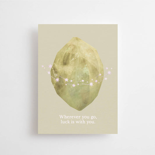 Wherever you go, Luck is with You Postcard