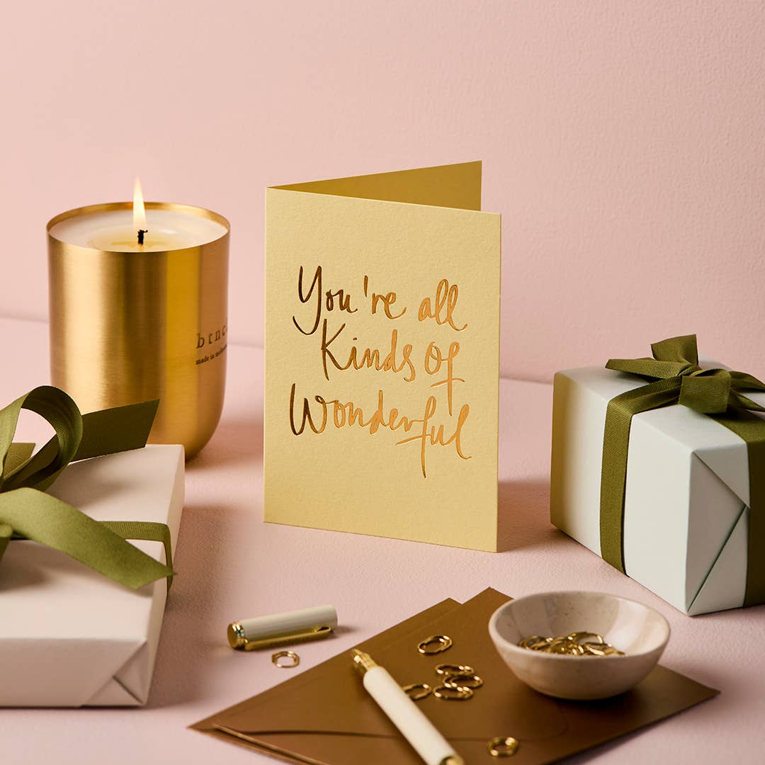 Friendship Card | Sustainable Foil Greeting Card