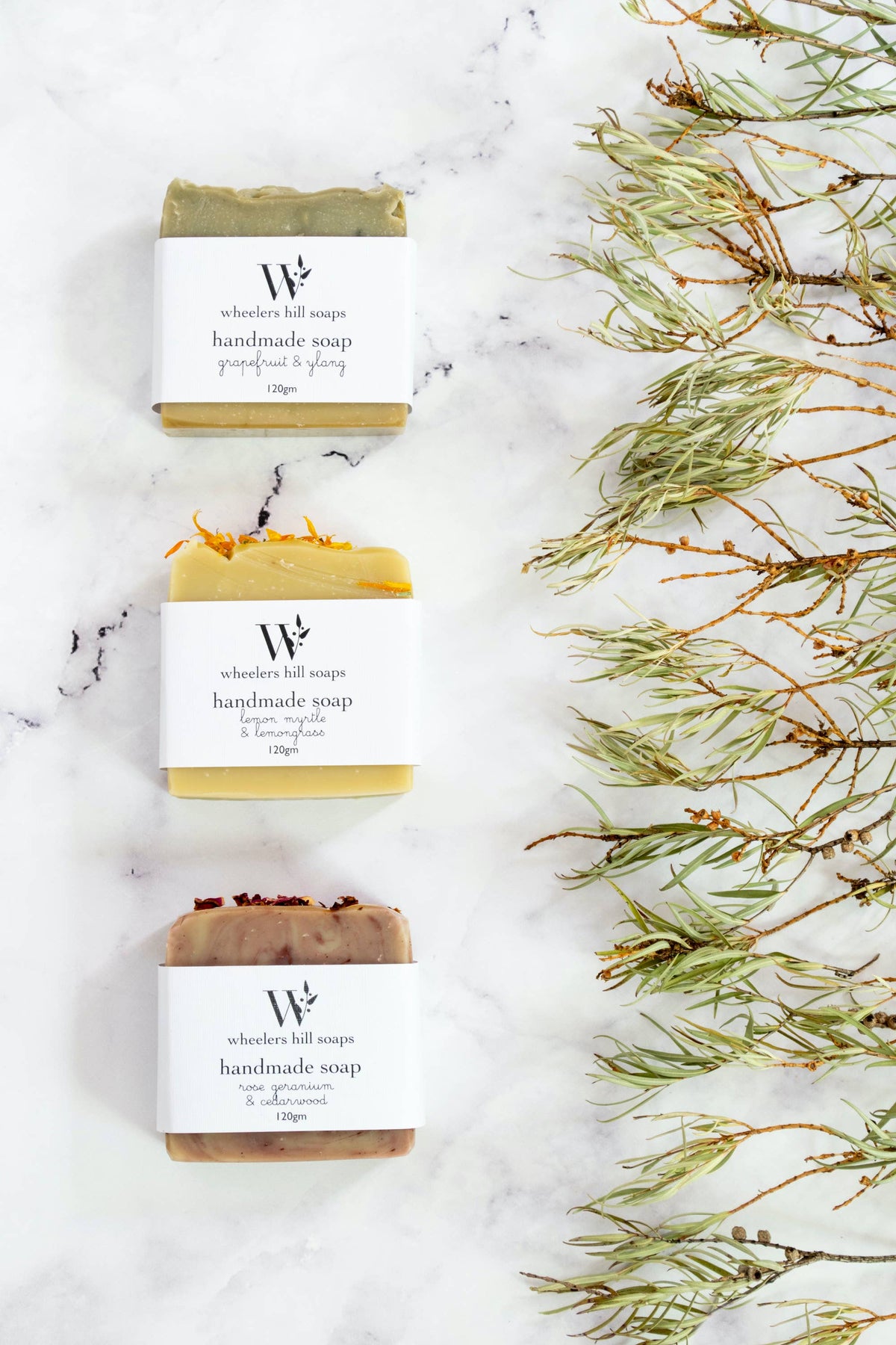 Natural Handmade Soap Bars: Patchouli & mandarin