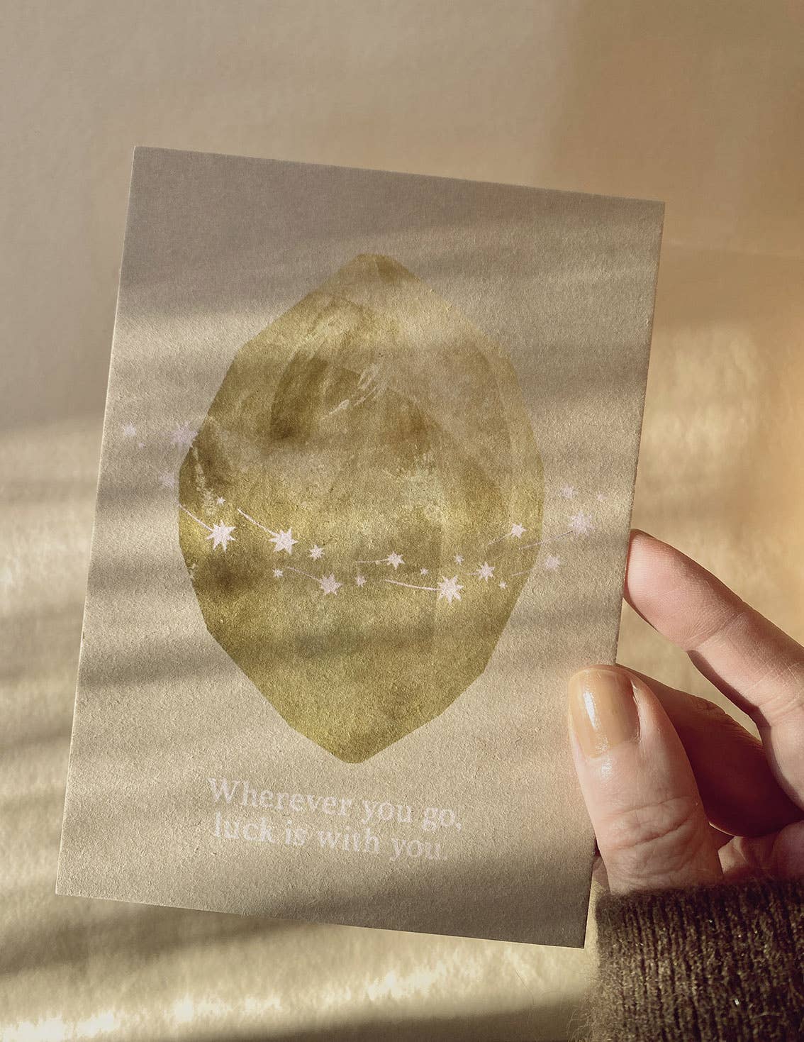 Wherever you go, Luck is with You Postcard