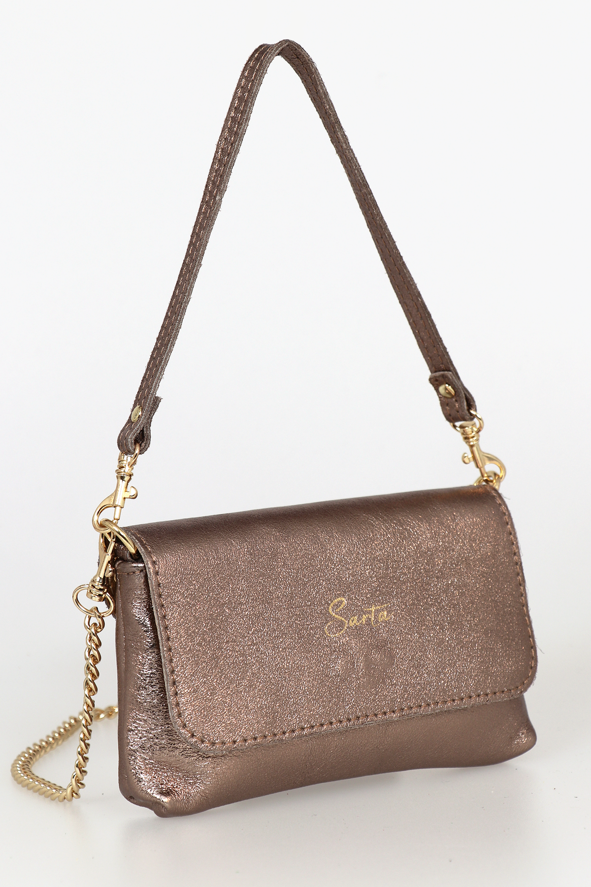 Olga Leather Mini Crossbody Bag