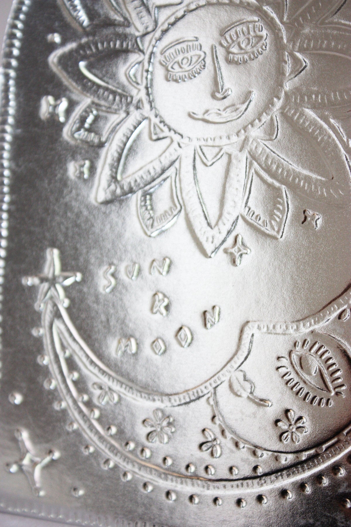 The Sun & The Moon Faux Tin Greeting Card