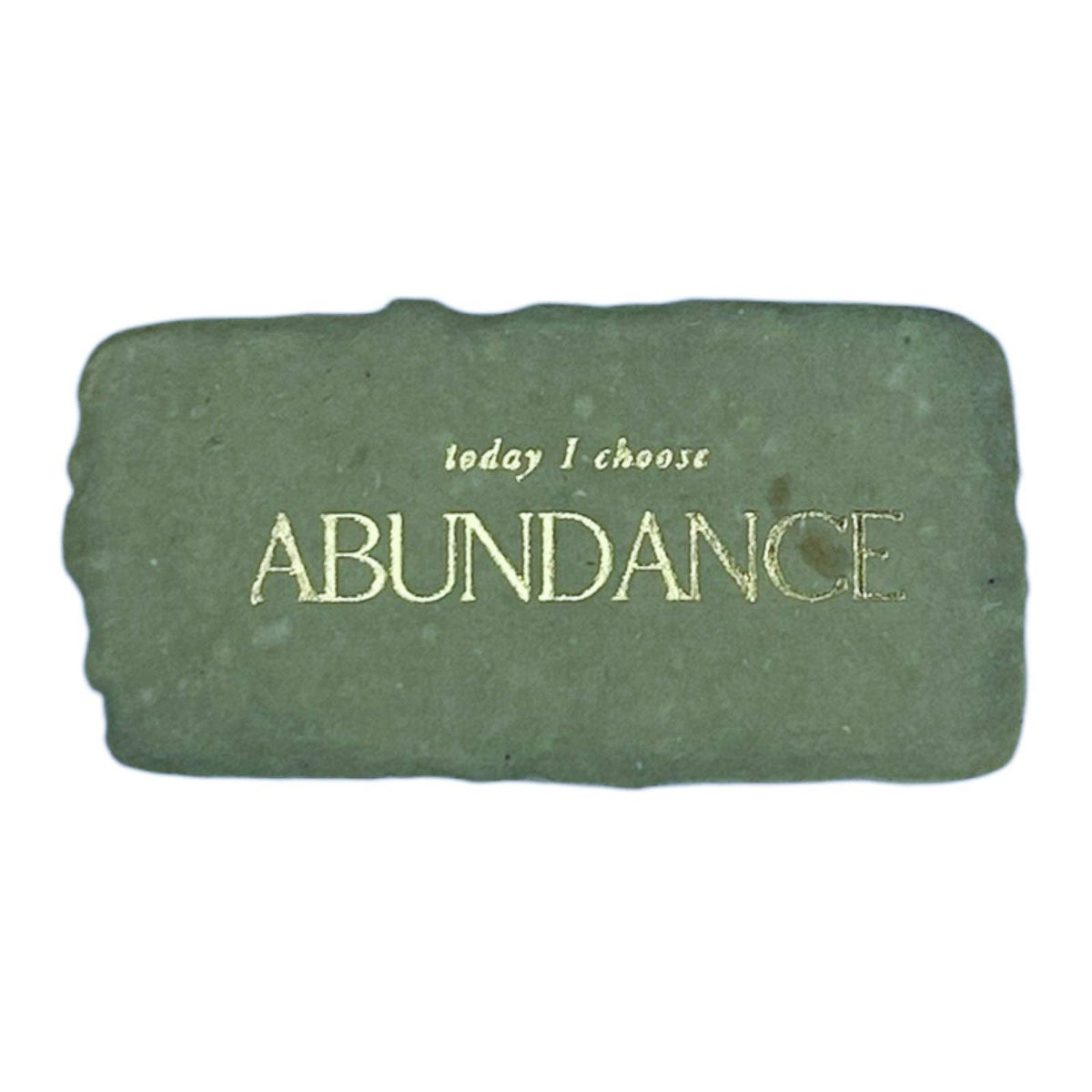 Today I choose abundance intention card