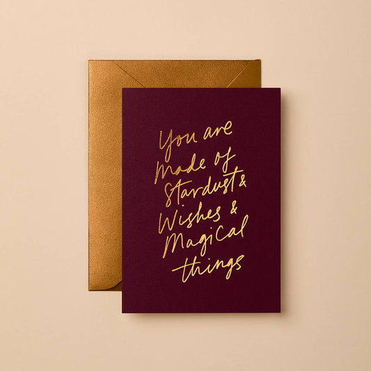 Friendship Greeting Card | Luxury Foil Design
