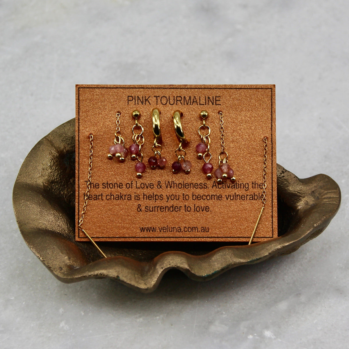 Golden Age Birthstone Thread Earring
