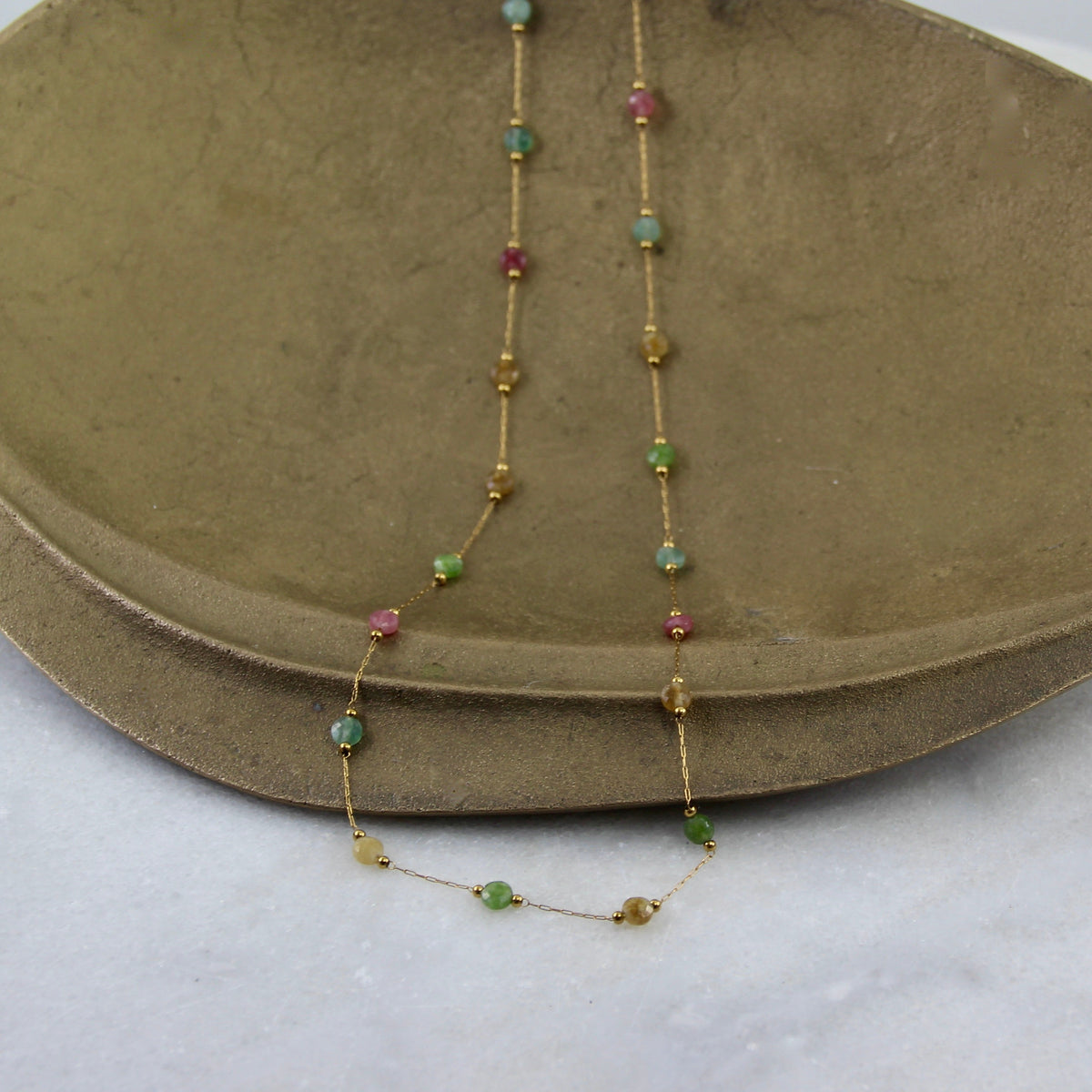 Wanderlust Tourmaline Chain Necklace
