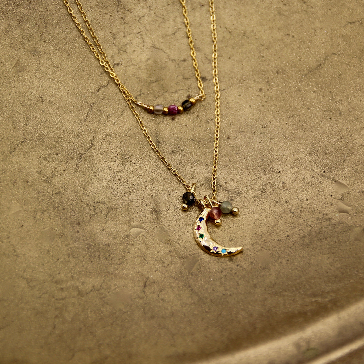 Lunar Lure Tourmaline Pendant