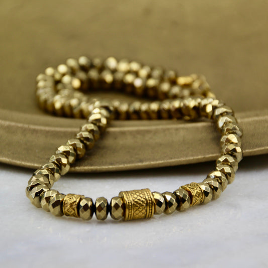 Sundown Bazaar Pyrite Necklace
