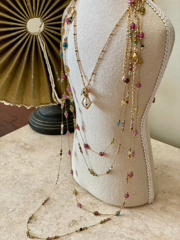 Wanderlust Tourmaline Chain Necklace
