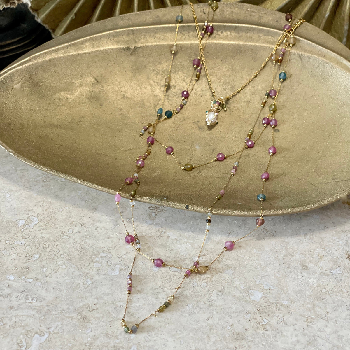 Wanderlust Tourmaline Chain Necklace