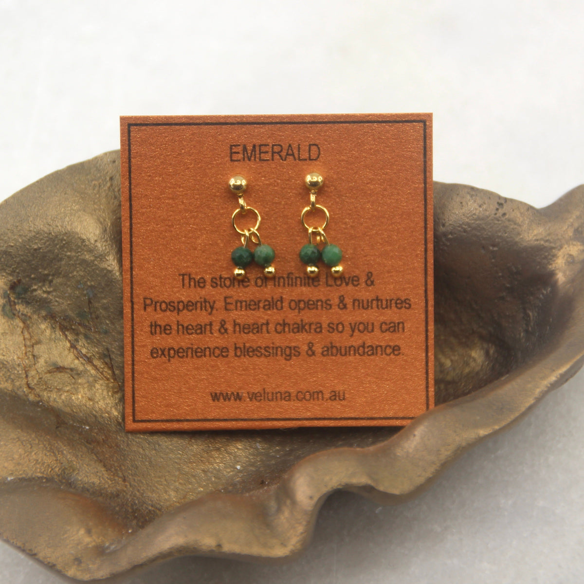 Golden Age Birthstone Stud Earring