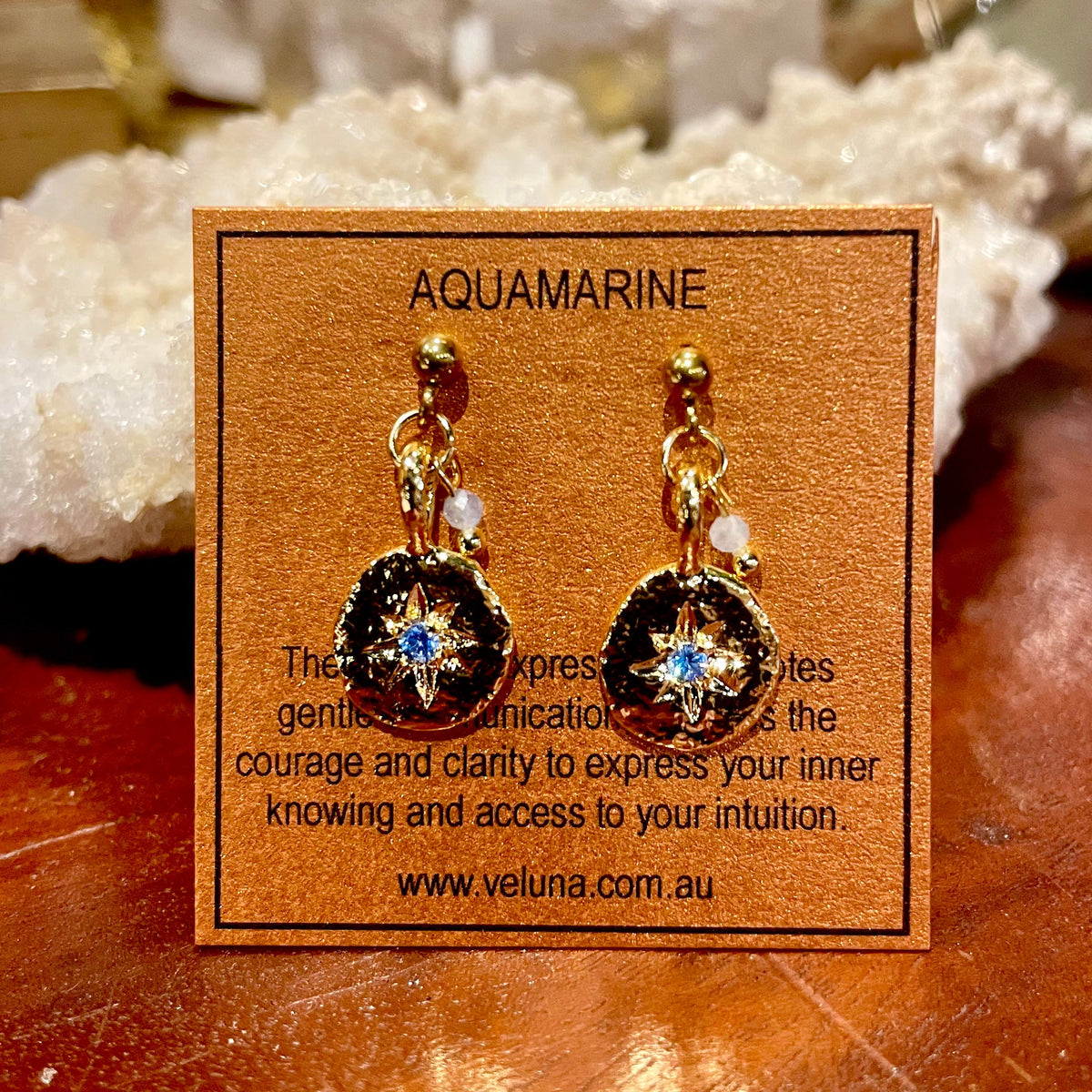 The Inner Compass Birthstone Earring