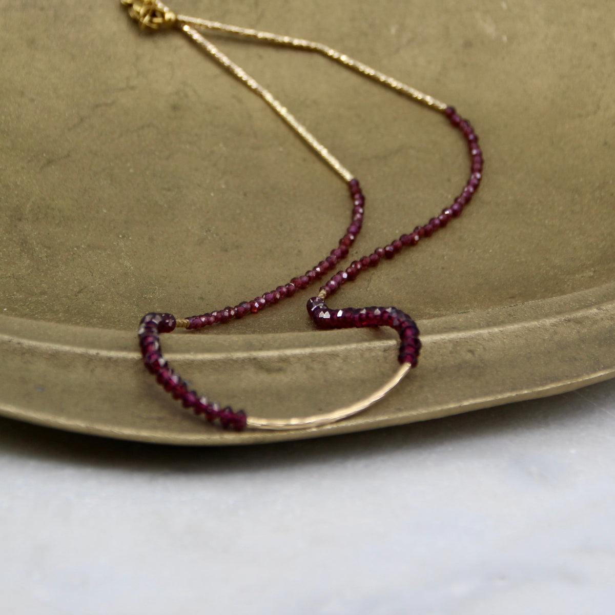 Inner Realm Halo Gemstone Necklace
