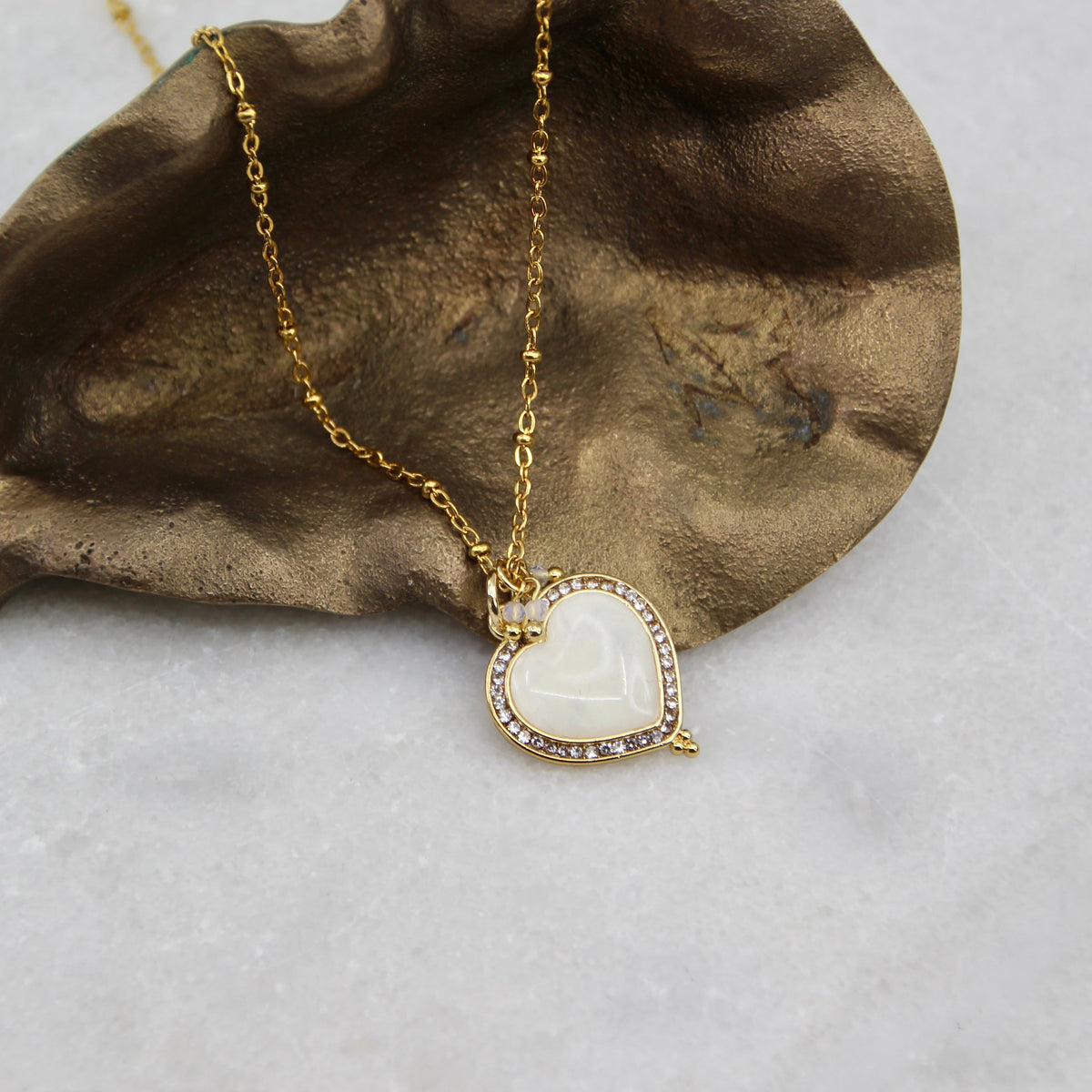 Pocket Full of Stardust Heart Pendant